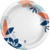 Paper Plates, 10 1/16 Inch, Dinner Size Printed Disposable Plate, 54 Count (1 Pack of 54 Plates), Packaging and Design May Vary - Image 7